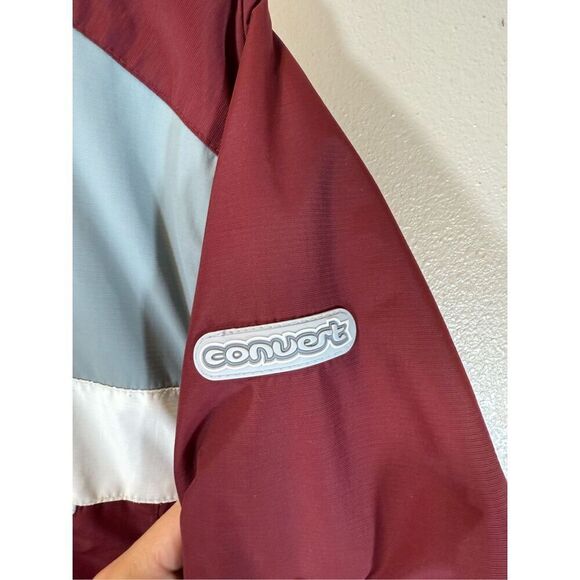 Columbia BaseTRX Convert Snowboard  Ski  Burgundy & Gray Jacket Coat Men's Small - Picture 4 of 16